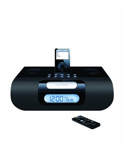 iLuv i177 Alarm Clock Speaker System for iPod (Black)