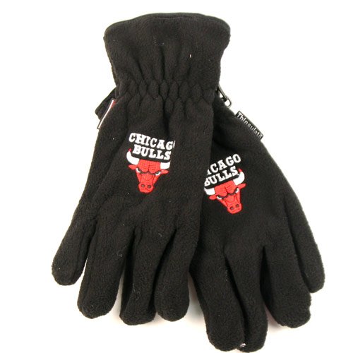 NBA Chicago Bulls Fleece Thinsulate Team Fan Gloves