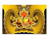 Fractal Ganesha Religion & Philosophy Giclee Poster Print by GAJANANA GOPAL VAZE, 10x8