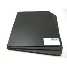 Poron Flame-Resistant Urethane Sheet, Black