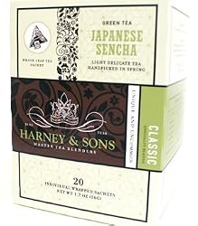 Harney & Sons Fine Teas Japanese Sencha - 20 Wrapped Sachets