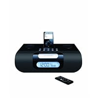 iLuv i177 Alarm Clock Speaker System for iPod (Black)