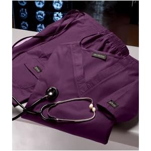 Buy Bill Blass Healthcare Unisex V-Neck Top by Bill Blass