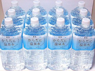 【送料無料】 天然アルカリ温泉水 !! 「からだに温泉水 ２Ｌ×12本」