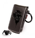 Tuff-Luv Apocalypse Series leather case cover for Sony Walkman E Series NWZ-E440 series / NWZ-E443 NWZ-E444 NWZ-E445) - Dark Passion (Vampire) - Black & Wrap-M cable manager technology