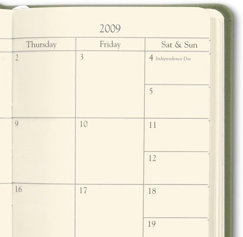 Pocket Weekly Planner Camden Kiwi