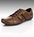 Autograph Longer Length Leather Side Stripe Lace Up Trainers