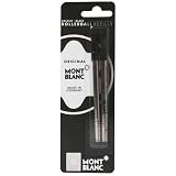Mont Blanc Set of 2 Rollerball Refill Fine Black