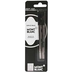 Mont Blanc Set of 2 Rollerball Refill Fine Black