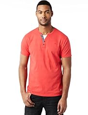 XXXL North Coast Pure Cotton Grandad Mock Layered T-Shirt