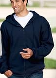 Big Mens Full Zip Hooded Sweatshirt (Big & Tall and Regular Sizes)