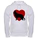 German Shepherd Valentine's Day Hooded Sweatshirt
