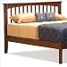 Atlantic Furniture Full Brooklyn Headboard in Antique Walnut Brooklyn Headboard