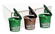 ekobrew Cup, Refillable Cup for Keurig K-Cup Brewers, Brown/Green, 3-Count