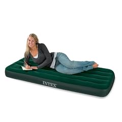 Luftbett Downy Green "Junior Twin" mit Fu�pumpe (76 x 193 x 22 cm, gr�n)