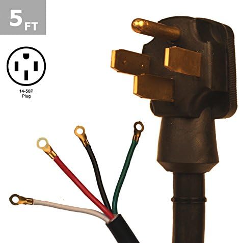 TES 5 Ft. 8/2-10/2 40 Amp 4 Wire Range Cord Kit