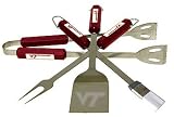 Virginia Tech Hokies 4 piece Barbecue (BBQ) set - NCAA