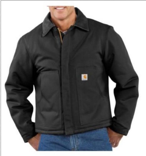 Reviews !! for Carhartt Men's Duck J02 Black 48 Reg