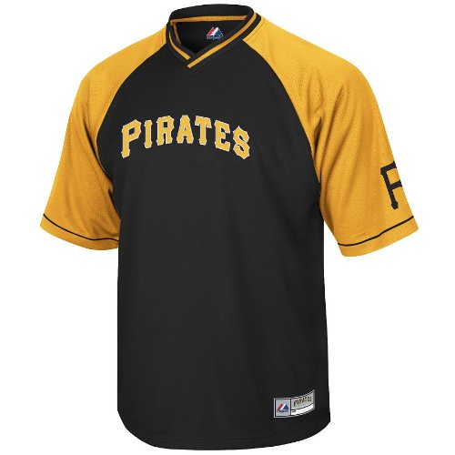 MLB Pittsburgh Pirates Full Force V-Neck Shirt (Small)