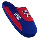 Comfy Feet NFL Low Pro Stripe Slippers - New York Giants