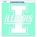 NCAA Illinois Fighting Illini 18-by-18 inch Diecut Decal