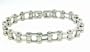 Mens Motorcycle Bike Biker Chain Titanium Link Bracelet