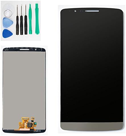 LCD Display+screen Digitizer Glass Lens Assembly for Lg G3 D850 D851 D855 Vs985 Ls990 (Gray)