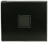 Leather Post-Bound Album - Black (12x12