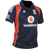 Adidas Junior England One Day Short Sleeve Cricket Shirt