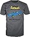 Batman And Robin DC Comics The Batmobile Superhero Adult T-Shirt Tee