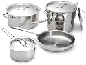 Paderno 1000-09-04 Pots for Eternity 9-Piece Charlottetown Cookware Set