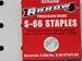 Arrow S66PP P66 Staples (2400/pak)