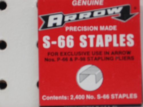 Tools: Arrow S66PP P66 Staples  2400/pak 
