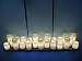 Grande Floating Plate Chandelier with 24 Assorted OR Similar Height Shades