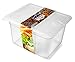EVERIE Sous Vide Container 12 Quart with Collapsible Hinged Lid for Chefsteps Joule Sous Vide Immersion Circulator Cooker (Side Mount)