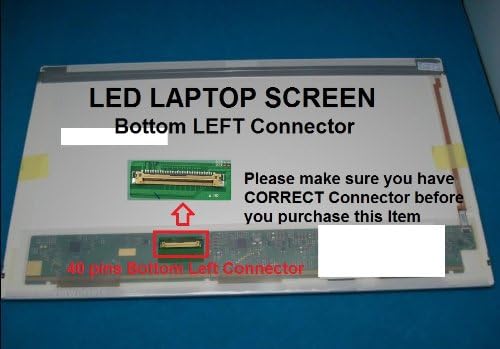HP EliteBook 8540p Laptop Screen 15.6 LED BL WXGA 1366768 (SUBSTITUTE REPLACEMENT LED SCREEN ONLY. NOT A LAPTOP )
