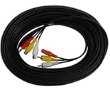 Clover CA100B Extension Cable 100', BNC to BNC Cable, Used to extend most professional cameras, 100ft extension for cameras with BNC connection to most DVRs