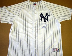 Wade Boggs Signed New York Yankees Jersey - HOF 05