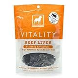 IMAGE OF Vitality Beef Liver Jerky Treats (15oz ) - Dogswell