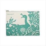 Peacock Pouch in Aqua