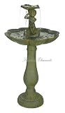 Round Water Fountain with Boy, Home Garden Decor, 2pcs