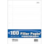 Bazic College Ruled Filler Paper, 100 Sheets (Case of 36)
