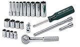 SK 4952 22 Piece 1/4-Inch Drive 12 Point 1/4-Inch to 9/16-Inch Standard and Deep Socket Set [並行輸入品]