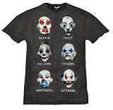 TS312 Batman Dark Knight Joker Goons Masks T-Shirt