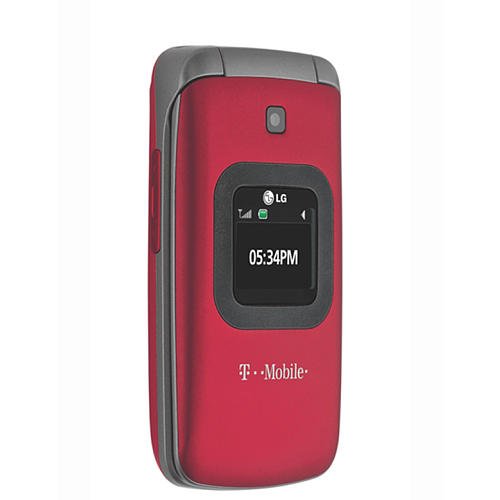 T-Mobile Prepaid LG GS170 No-Contract Mobile Phone Red