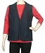 Women's Denim Vest in Dark Indigo by Co. Collection