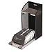 Two-Tone Mesh Photo Frame Card File Holds 300 2-1/4 x 4 Cards, Black/Silver