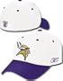 Minnesota Vikings Authentic Coaches Sideline Home White/Purple Fitted Hat - 7 1/4