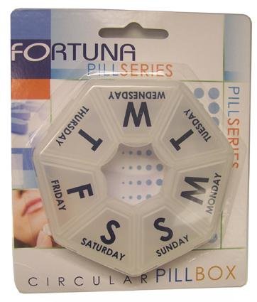 Fortuna Seven Day Circular Pill Box Preisvergleich