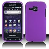 Premium - PDA Samsung R910/Galaxy Indulge Rubber Dr. Purple Cover - Facepla ....